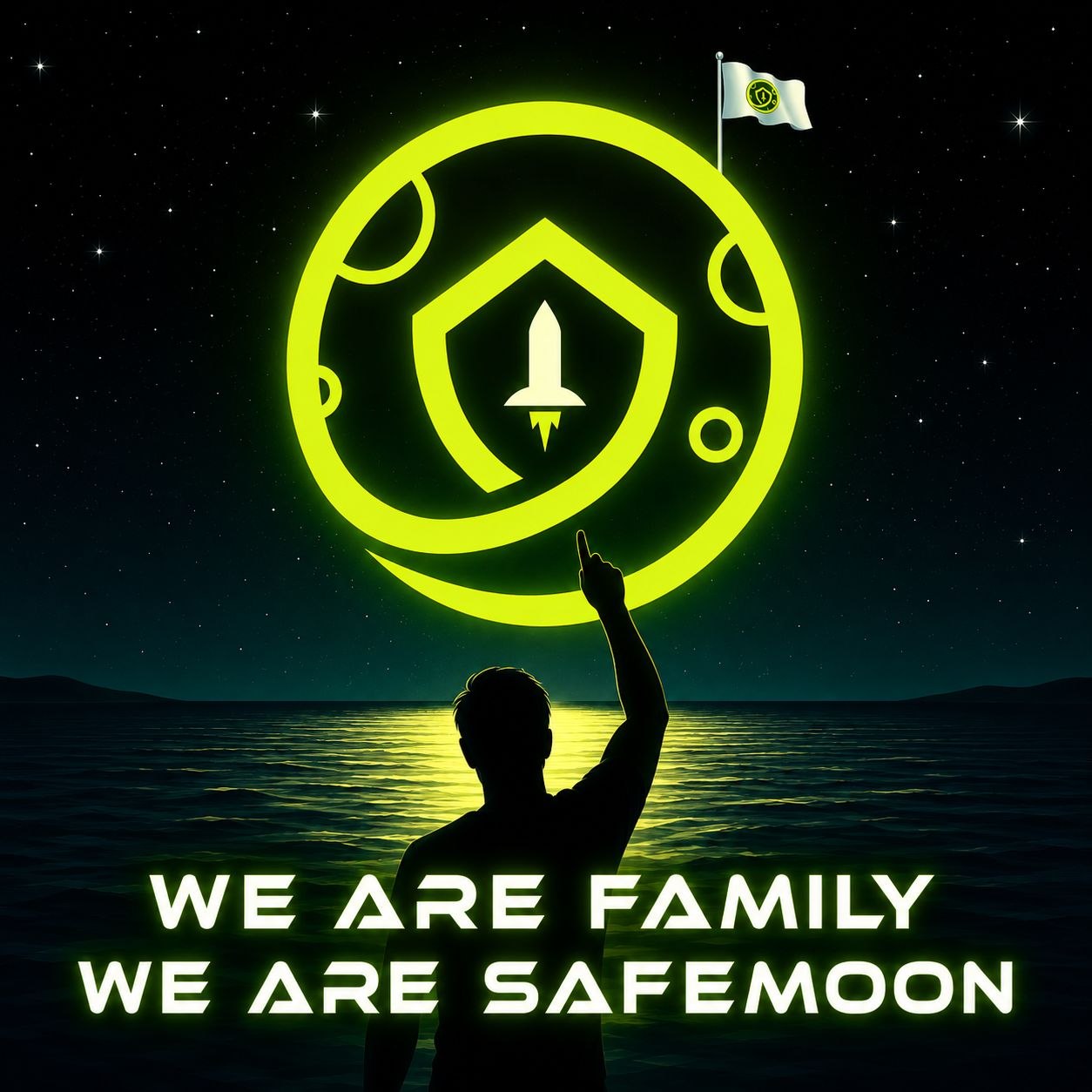 We are family. We are SafeMoon community artwork.